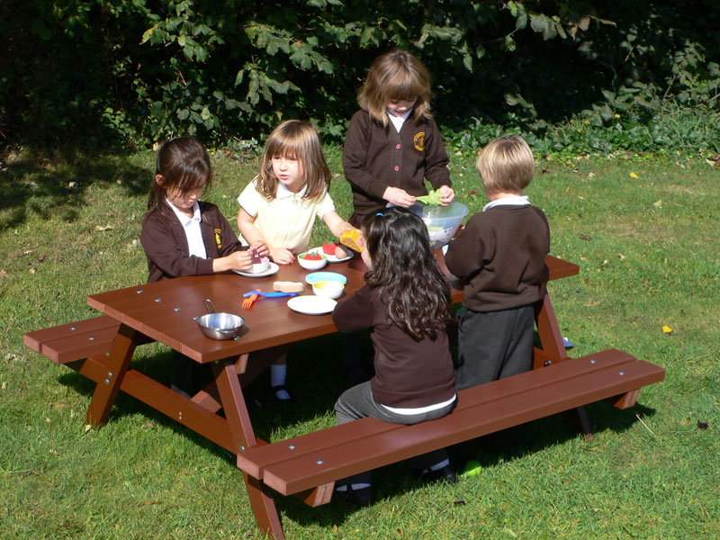 Recycled Plastic Children's Picnic Table